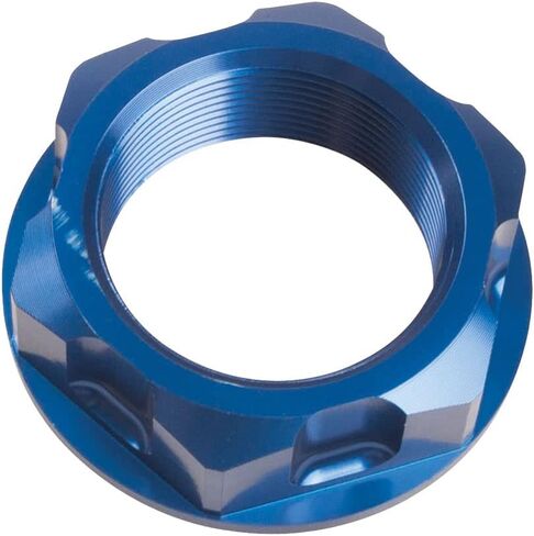 TUSK BILLET Aluminium Steering STEM NUT Blue for Suzuki DR-Z 400S 2000-2009،2011-2022 in Saudi Arabia