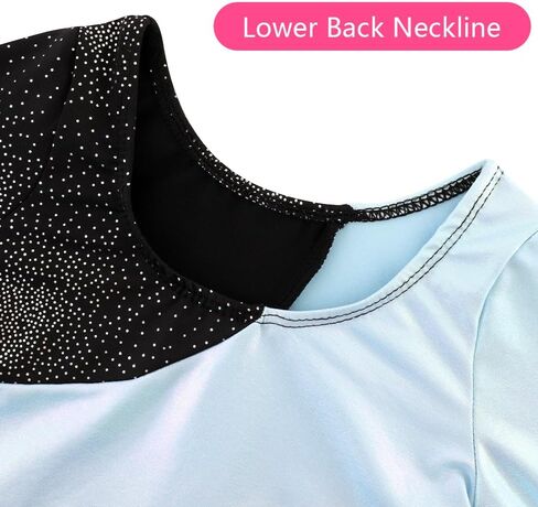 Daxiang Long Sleeve Gymnastics Hoodards for Girls Gymnastics Ballet Outfit Dance Leotard for Kids Girls Toddler 2-14 in Kuwait