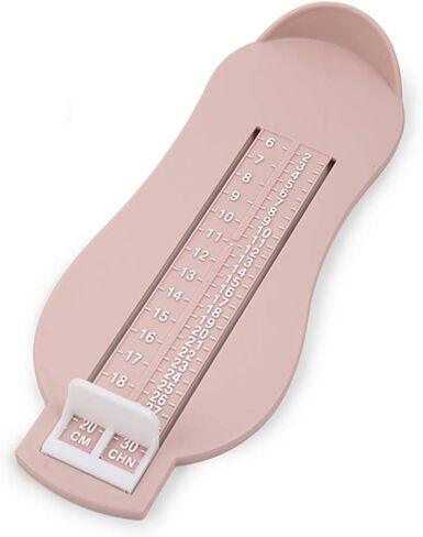 Artibetter Baby Foot Measurement Tool Kids Foot Ruler Shoe Size Measure Tool Foot Length Sizer Gauge Device Kit(Plain Pink) in Saudi Arabia