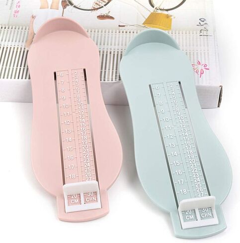 Artibetter Baby Foot Measurement Tool Kids Foot Ruler Shoe Size Measure Tool Foot Length Sizer Gauge Device Kit(Plain Pink) in Saudi Arabia
