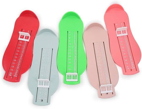 Artibetter Baby Foot Measurement Tool Kids Foot Ruler Shoe Size Measure Tool Foot Length Sizer Gauge Device Kit(Plain Pink) in Saudi Arabia