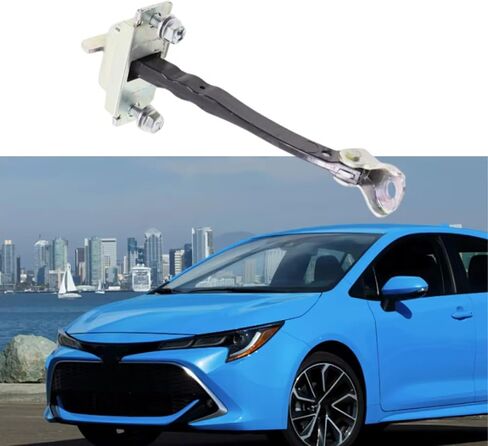 توقف الباب الأيسر واليمين للتوقف عن تويوتا لـ Corolla لـ SE لـ Hatchback 2019-2022 1pc حزام فحص حزام مقصود محدد الأمامي الخلفي 68630-02340 in Kuwait