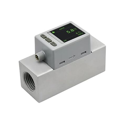سلسلة عداد تدفق الهواء الرقمية 0 ~ 500L/دقيقة مستشعر تدفق كتلة الهواء 9-24V DC تزويد الطاقة (0-200L دقيقة) in Kuwait