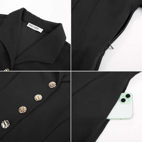 GRACE KARIN Fall Work Dresses for Women 2025,3/4 Sleeve Business Dress with Pockets,A-Line Office Professional Dresses in Kuwait
