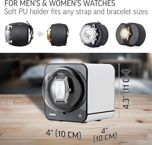 Watch Winder Add-On Unit for Fancy Brick Watch Winder Series (Without AC Adapter) in Saudi Arabia