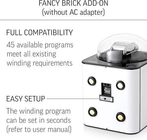 Watch Winder Add-On Unit for Fancy Brick Watch Winder Series (Without AC Adapter) in Saudi Arabia