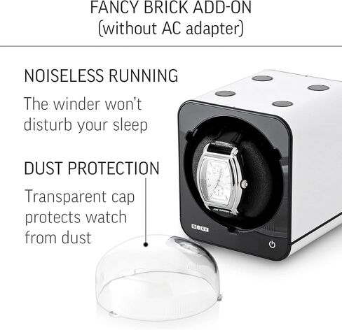 Watch Winder Add-On Unit for Fancy Brick Watch Winder Series (Without AC Adapter) in Saudi Arabia