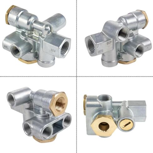 4 Pack 110500 Trailer Spring Brake Control Valve Compatible with Haldex 110500, Sealco 110500X, 170110500 in Saudi Arabia