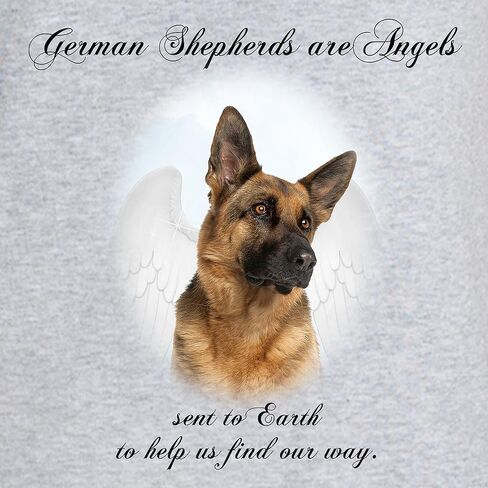 CafePress German Shepherd Angel Women's Nightshirt, Soft Long Pajama Shirt, Cotton PJs/Pyjamas in Saudi Arabia