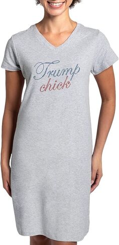 CafePress Bedazzled Trump Chick Women's Nightshirt, Soft Long Pajama Shirt, Cotton PJs/Pyjamas in Saudi Arabia