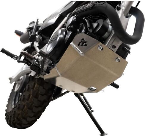 Tusk Aluminium Skid Plate Silver for Yamaha Tw200 1990-2023 in Saudi Arabia