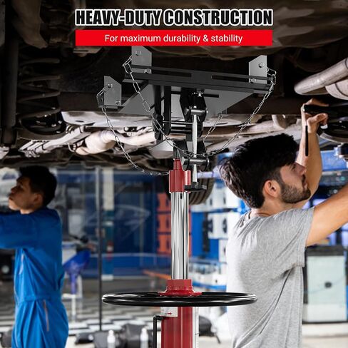 مقبس ناقل الحركة Garvee 1100 رطل ، مقبس نقل التلسكوب الهيدروليكي ، 33.5 "-67" رفع المرحلتين ، سعة طابق مرحلتين 1/2 طن مع دواسة القدم ، 360 درجة من عجلة الدوران in Kuwait
