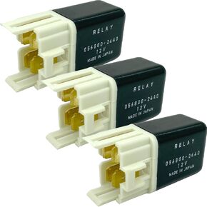 3 عبوات 056800-2440 ترحيل السيارات-30A 12VDC 4-Pin SPST ، متوافق مع Ford F-150/Chevy Silverado/Dodge RAM-FILISES A/C & Radiator Fans (P0480/P0641) in Kuwait