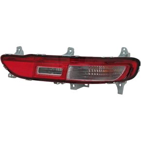 Replacement for Kia Sportage 2017 2018 2019 Halogen Back Up Light Assembly with Bulbs, Left Side/Driver Side, OEM: 92405 D9200 / Partslink: KI2882100 DOT/SAE Compliant in Saudi Arabia