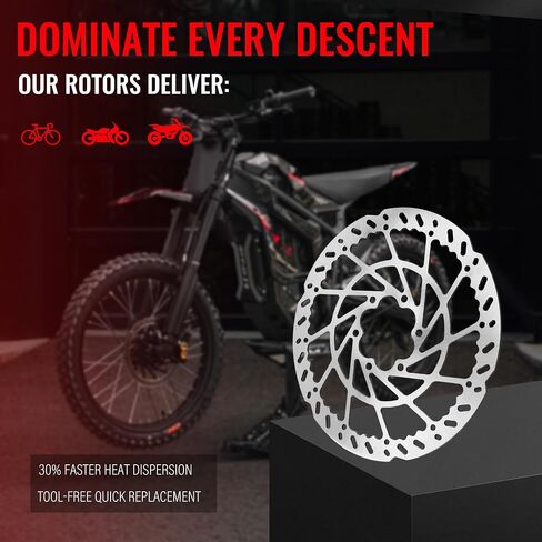 220 مم قرص الفرامل الدوار الخلفي متوافق مع Talaria Sting Offroad Talaria Sting Road Legal TL50 Talaria Sting R TL400 Talaria X3 MX TL2500 TL25 in Saudi Arabia