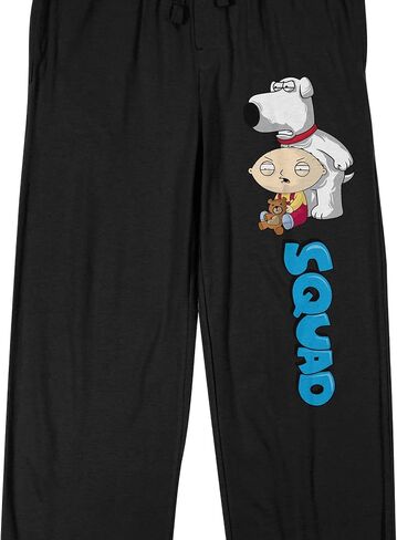 Family Guy Stewie & Brian Squad Men's Black Sleep Pajama Pants in Saudi Arabia
