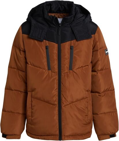 DKNY Boys Puffer Jacket - Heavyweight Quilted Wind & Water Resistant Boys Winter Coat Poly Taffeta Insulated Winter Jacket in Kuwait