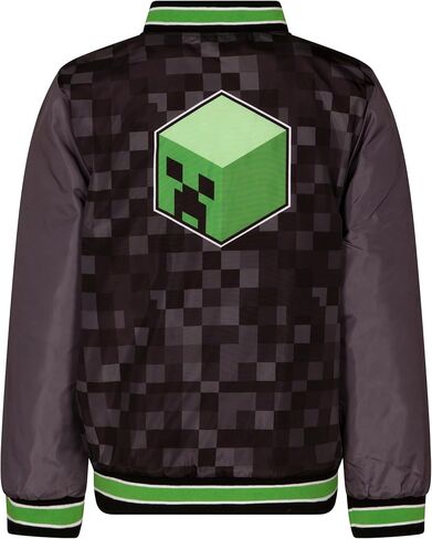 Minecraft Varsity Bomber Jacket Little Kid لأحجام الأطفال الكبيرة (6-18-20) in Saudi Arabia