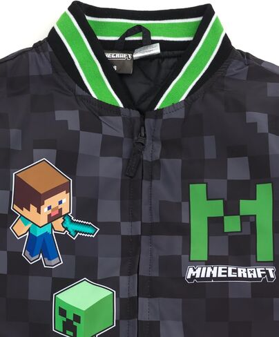 Minecraft Varsity Bomber Jacket Little Kid لأحجام الأطفال الكبيرة (6-18-20) in Saudi Arabia