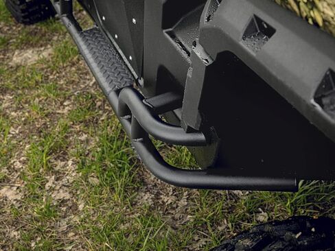 SuperATV Nerf Bars Tree Kickers Rock Sliders for 2017+ Can Am Defender Max HD 8 (See Fitment List) | Made of 1.75" Diameter Steel Tubing | Powder-Coat Finish in Saudi Arabia