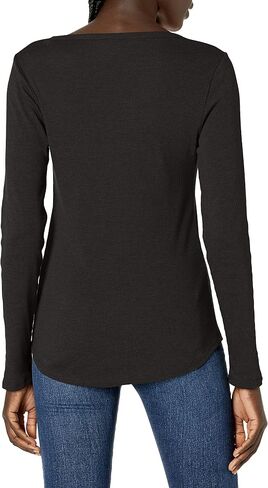 Dickies Womens Long-Butte 3-Button Henley Shirt in Kuwait