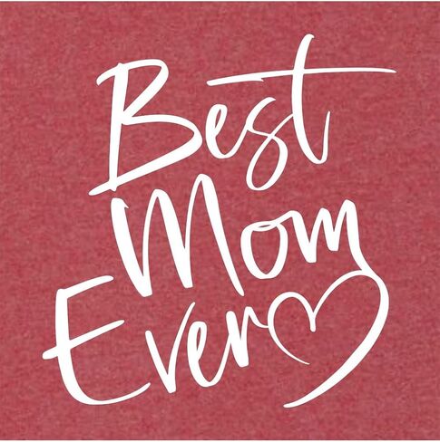 Go All Out Script Best Mom Ever Heart Idea Mens Sweatshirt Crewneck in Saudi Arabia