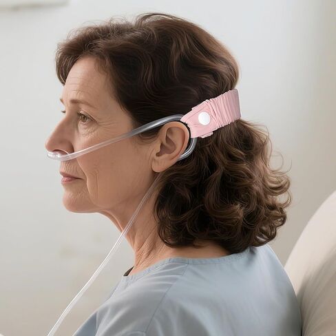 Nasal Cannula Strap Ear Savers, Ear Protectors for Oxygen Tubing, Cannula Headband Strap, Secure Fit to Prevent Ear Soreness in Kuwait