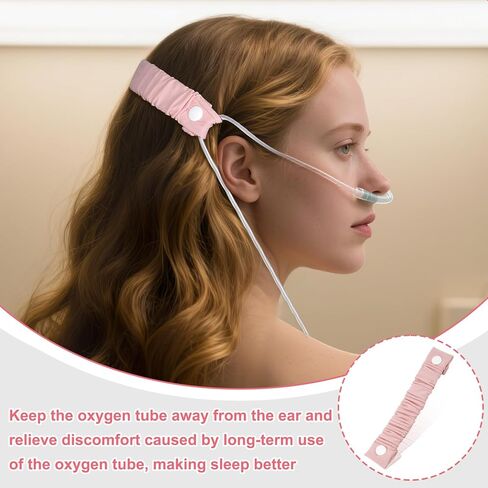 Nasal Cannula Strap Ear Savers, Ear Protectors for Oxygen Tubing, Cannula Headband Strap, Secure Fit to Prevent Ear Soreness in Kuwait