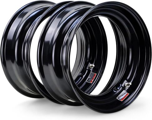 Libra 14.5x6 Open Center Mobile Home Trailer Rim Wheel W/Metal Valve STEM ، Set 2 in Saudi Arabia