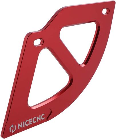 NICECNC Dirt Bike Rear Disc Brake Guard Aluminum Compatible with Honda CR125R 1987-2001 CR250R 1987-2001 CR500R 1987-2001 XR650R 2000-2007,See Fitment in Saudi Arabia