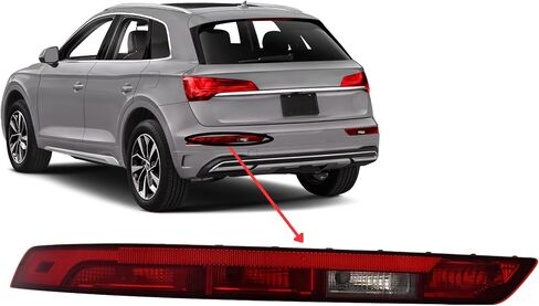 استبدال مصباح عاكس لـ Audi Q5 2021 2022 2023 / Q5 Sportback 2021 2022 مجموعة الضوء الخلفي للهالوجين مع المصابيح اليسرى / السائق الجانبي الرابط: AU2800124 / OEM: 80A 945 069 E DOT / SAE متمثل in Saudi Arabia