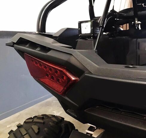 iJDMTOY LED Rear Backup/Reverse/Search Light Compatible with 2014-up Polaris RZR XP 1000, 15-up RZR 900, Include 20W High Power LED Cubes, Rear C-Pillar Mount Brackets & On/Off Switch Wiring Kit in Saudi Arabia