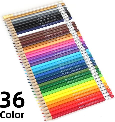 Colored Mechanical Pencil 18pcs, 2.6mm in Saudi Arabia
