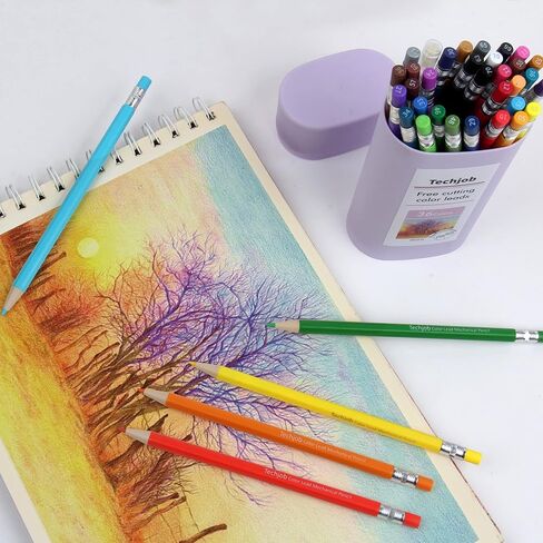Colored Mechanical Pencil 18pcs, 2.6mm in Saudi Arabia