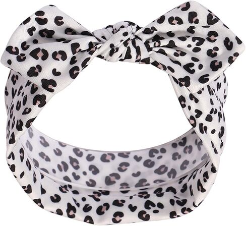 Mom and Baby Headbands Leopard Headwraps Infants Hair Bands(F13) in Saudi Arabia