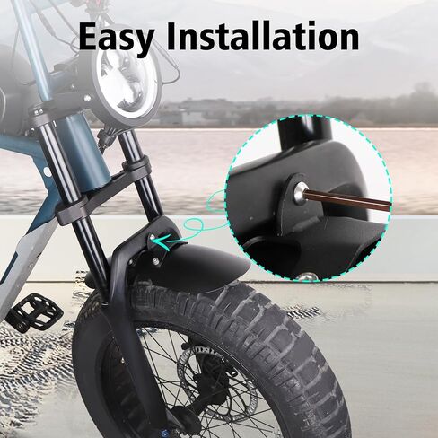 Front Fender لـ Super 73 S2 ، واقي الأوساخ الطيني الممتد ، وغطاء غبار الطين الأمامي ، والملحقات لـ Super 73 in Kuwait