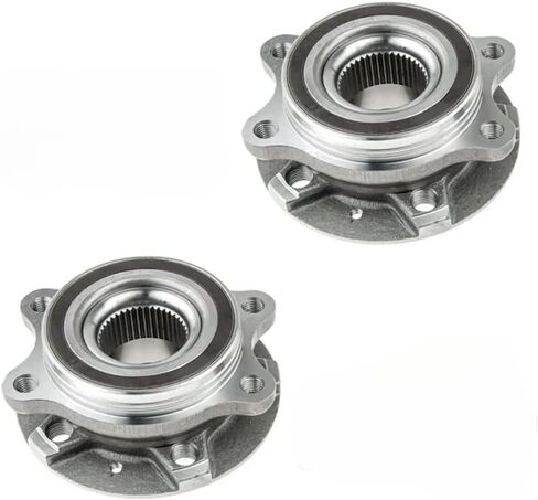 2PCS مجموعة محامل محامل العجلات الخلفية الأمامية لـ Aud A4 Quattro A5 A6 A7 A8 S5 S5 4H0498625 4H0498625A 4H0498625E 4H0498625C Parts (الخلفية) in Kuwait
