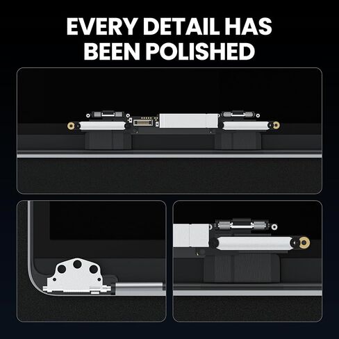 DZLQS A1989 A2159 A2251 A2289 مجموعة شاشة LCD بديلة متوافقة مع MacBook Pro 13 بوصة 2018 2019 2020 Year Retina (رمادي فلكي) in Kuwait