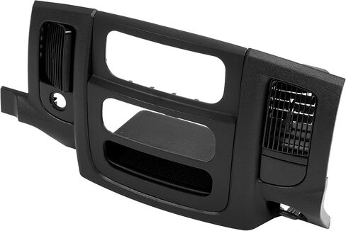 Dashboard Radio Panel Compatible with 2002-2005 Dodge Ram 1500 2500 3500 Replacement for 5GV52TRMAB ABS & PP Plastic Textured Black in Saudi Arabia