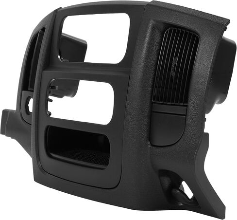 Dashboard Radio Panel Compatible with 2002-2005 Dodge Ram 1500 2500 3500 Replacement for 5GV52TRMAB ABS & PP Plastic Textured Black in Saudi Arabia