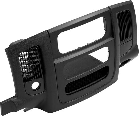 Dashboard Radio Panel Compatible with 2002-2005 Dodge Ram 1500 2500 3500 Replacement for 5GV52TRMAB ABS & PP Plastic Textured Black in Saudi Arabia