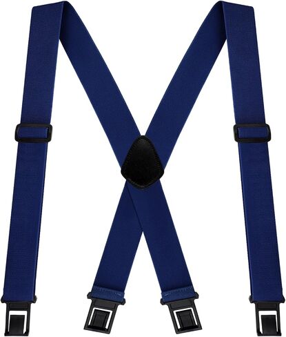 حمالات حزام حزام واسعة من الرجال 1.5 بوصة X Back Hook End حداثة الحزام القابلة للتعديل للرجال العمل الثقيل in Saudi Arabia