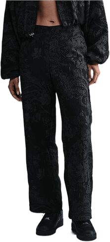 Nike Sportswear Collection Women's Mid-Rise Track Pants (HF9588-010 ، Black/Anthracite/Black) in Saudi Arabia