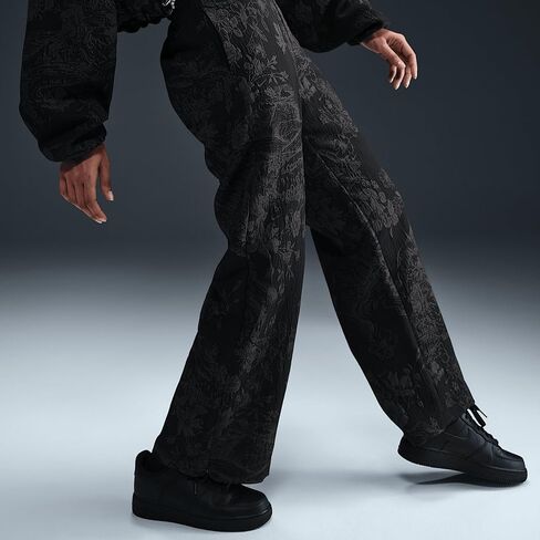 Nike Sportswear Collection Women's Mid-Rise Track Pants (HF9588-010 ، Black/Anthracite/Black) in Saudi Arabia