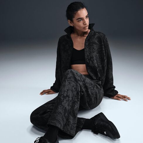 Nike Sportswear Collection Women's Mid-Rise Track Pants (HF9588-010 ، Black/Anthracite/Black) in Saudi Arabia