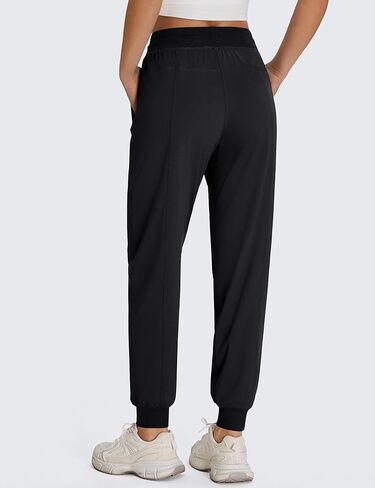 BMJL Womens Joggers عالية الخصر 29 "سراويل المسار تجريب مع جيوب رياضية رياضية اليوغا عارضة in Kuwait