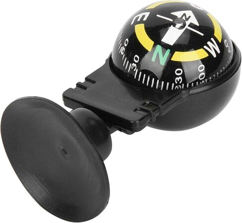 2pcs Car Compass Ball, Compass for Car, Mount Dashboard Compasses Direction Pointing Guide Ball with Suction Cup Car Decoration for Auto, Boat in Saudi Arabia