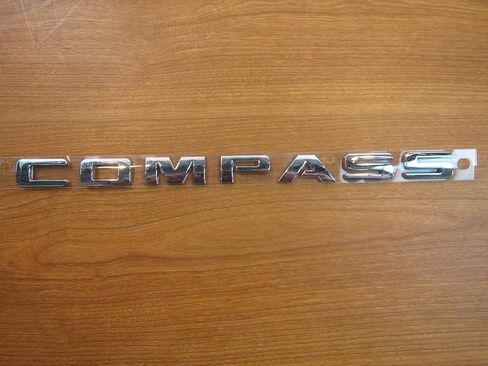 2011-2017 Jeep Compass Front Right Or Left Door Chrome Compass Nameplate New OEM in Saudi Arabia
