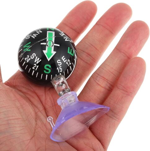 Magiclulu Car Compass Suction Cup - Portable 2 83 Inch Dashboard Compass for Accurate Navigation in Cars and Outdoors Ideal for Camping and Travel in Saudi Arabia