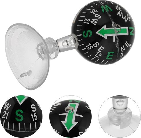 Magiclulu Car Compass Suction Cup - Portable 2 83 Inch Dashboard Compass for Accurate Navigation in Cars and Outdoors Ideal for Camping and Travel in Saudi Arabia